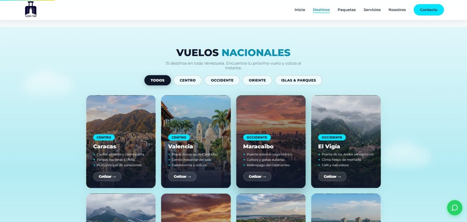 Hopa Trip — Agencia de vuelos